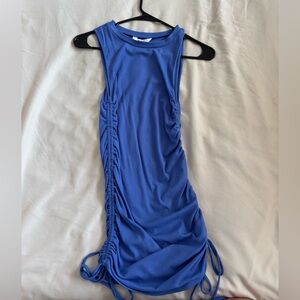 BB Dakota Ribbed Blue Top